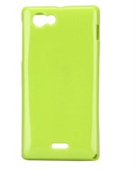 TPU Cover til Xperia J - Simplicity (Grøn)